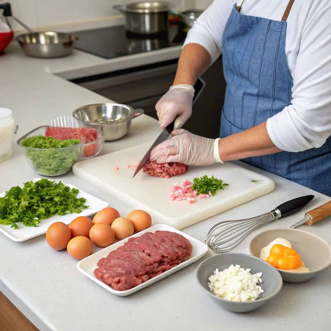 Preparing Fresh Ingredients for Classic Beef Dishes