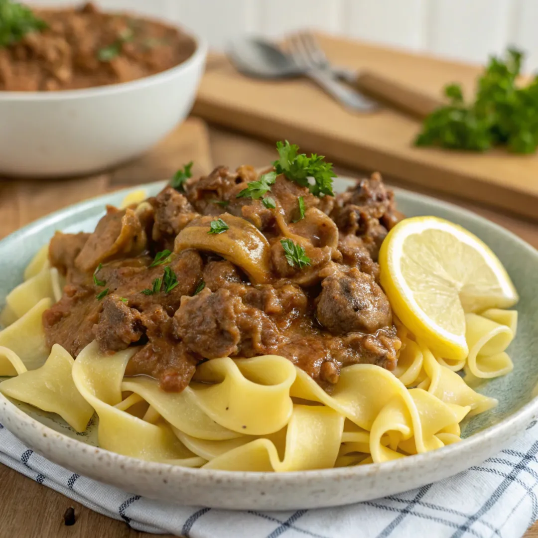Hamburger Stroganoff: Better Than the Box