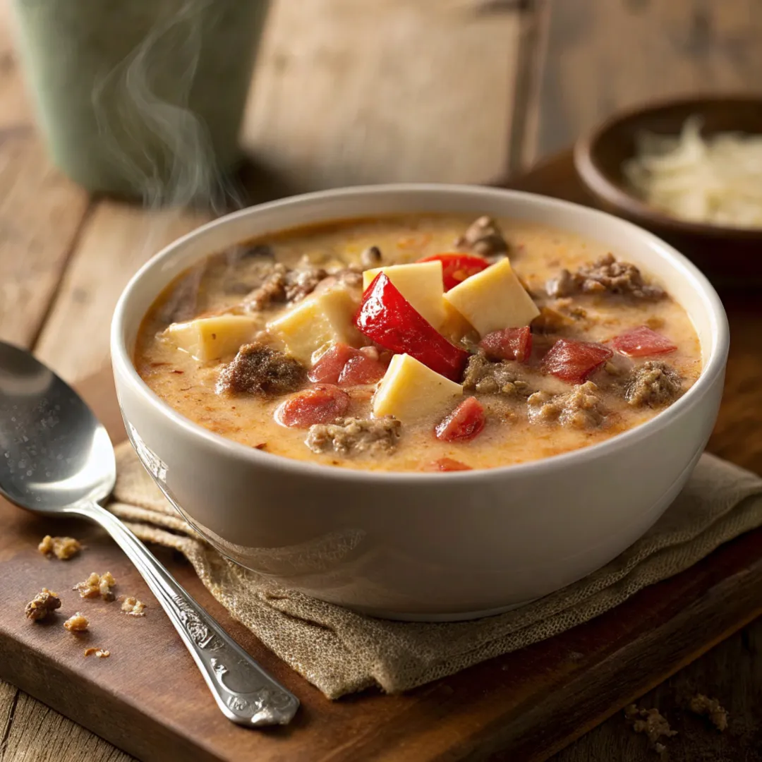 Cheeseburger Soup: A Creamy Dream
