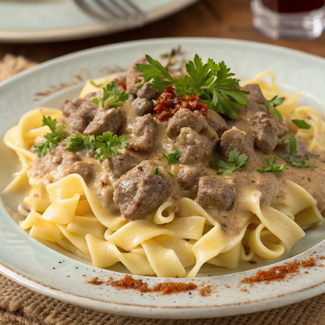 Ground Beef Stroganoff: A Lighter Classic