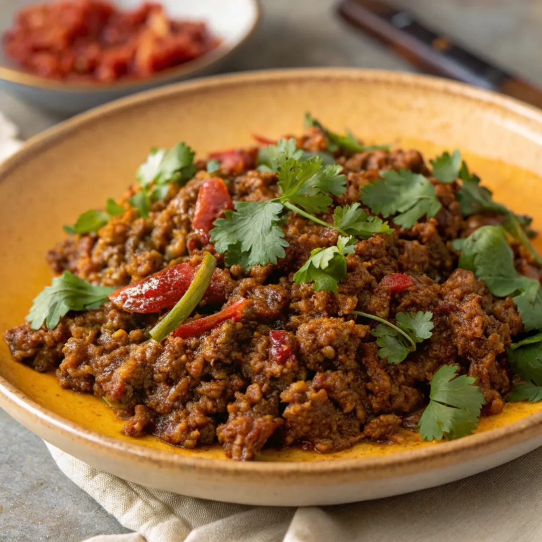 Masala Kheema – Spicy and Savory Ground Beef