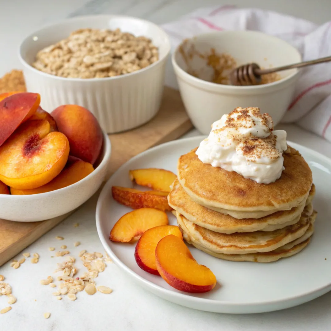 Simple Peach Breakfast Recipes – Pancakes with Peaches