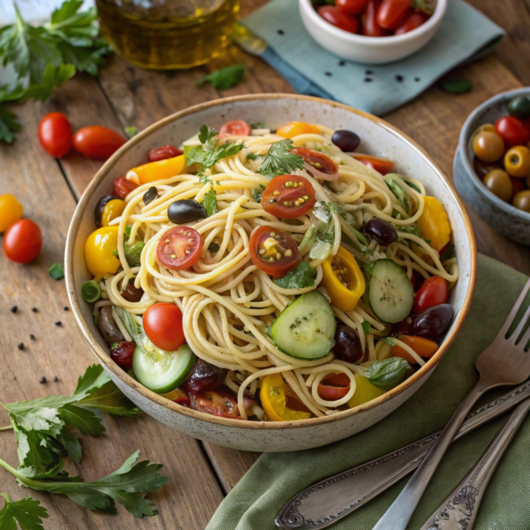 California Spaghetti Salad Ina Garten