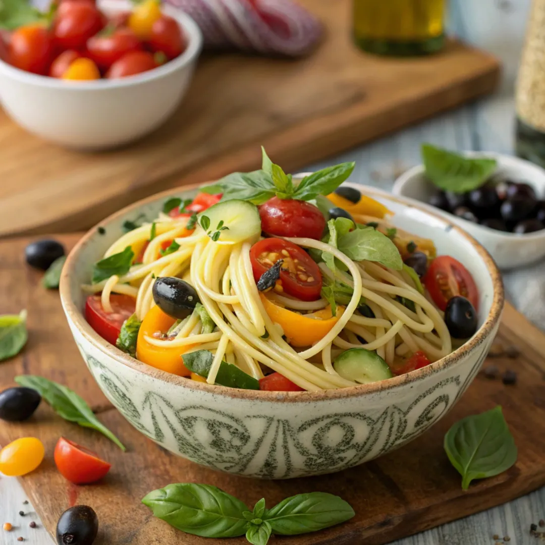 California Spaghetti Salad My Heavenly Recipes