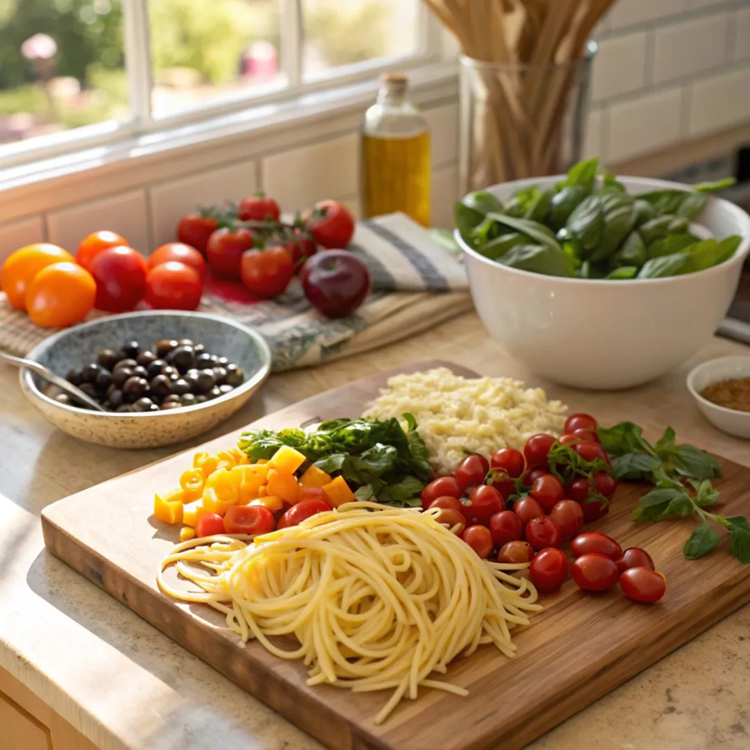California Spaghetti Salad recipe Pioneer Woman