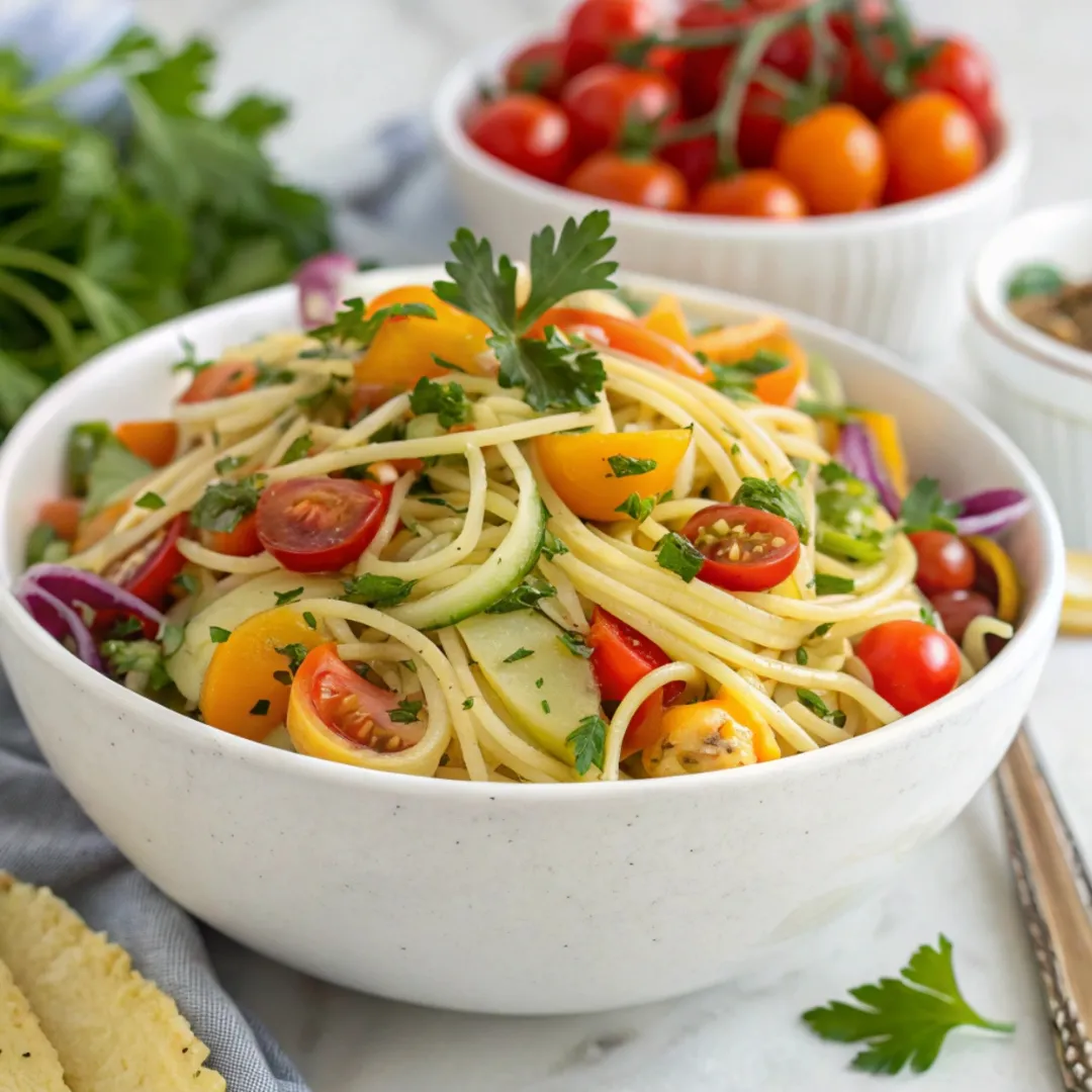 California spaghetti salad my heavenly Recipes