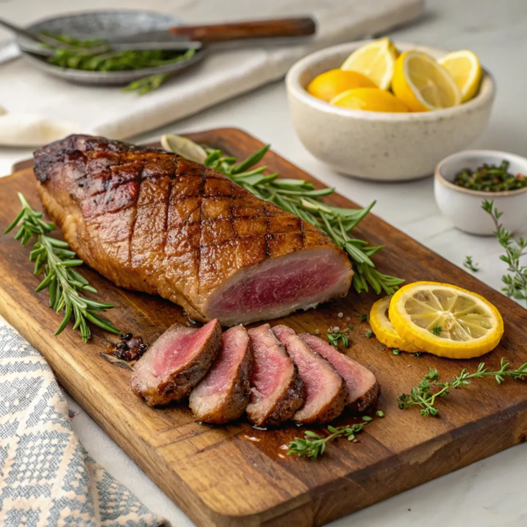 Grilled Wild Duck Breast: A Rich and Flavorful Dish 🦆