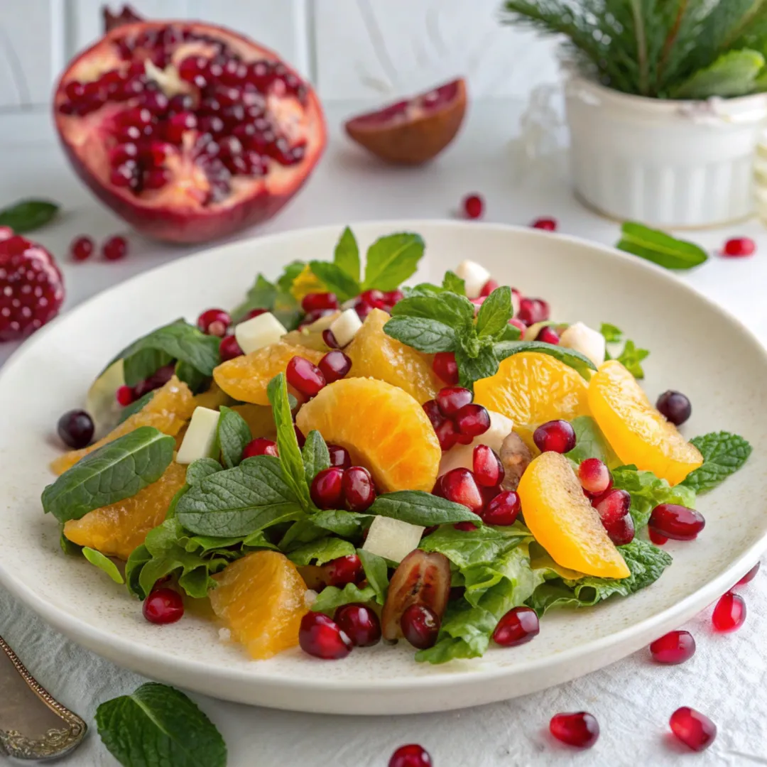 Christmas Pomegranate Salad: A Festive and Fresh Touch 🍊
