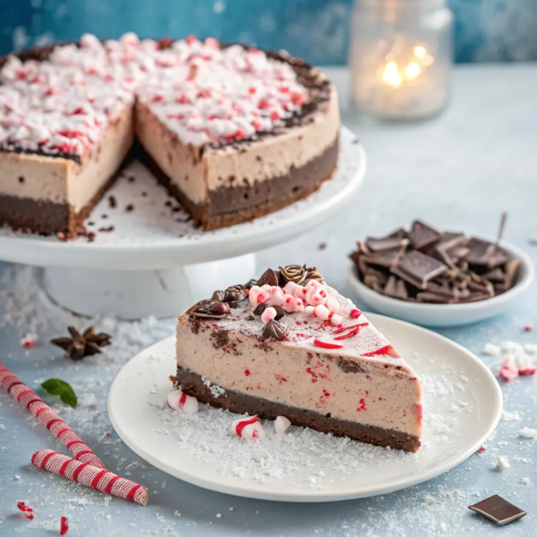Chocolate Peppermint Cheesecake: A Winter Wonderland of Flavors 🍫❄️