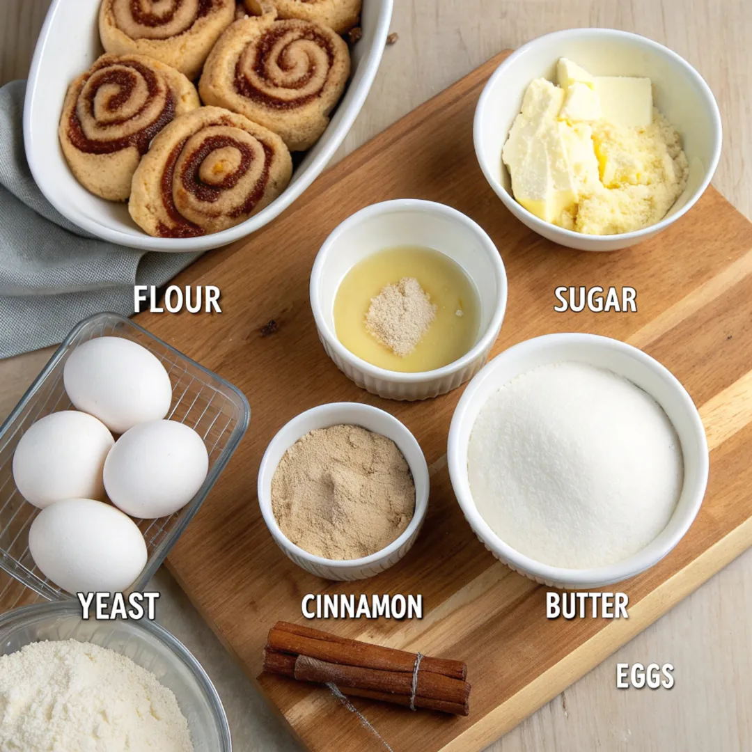 The Ingredients You’ll Need for Your Cinnamon Roll Wreath