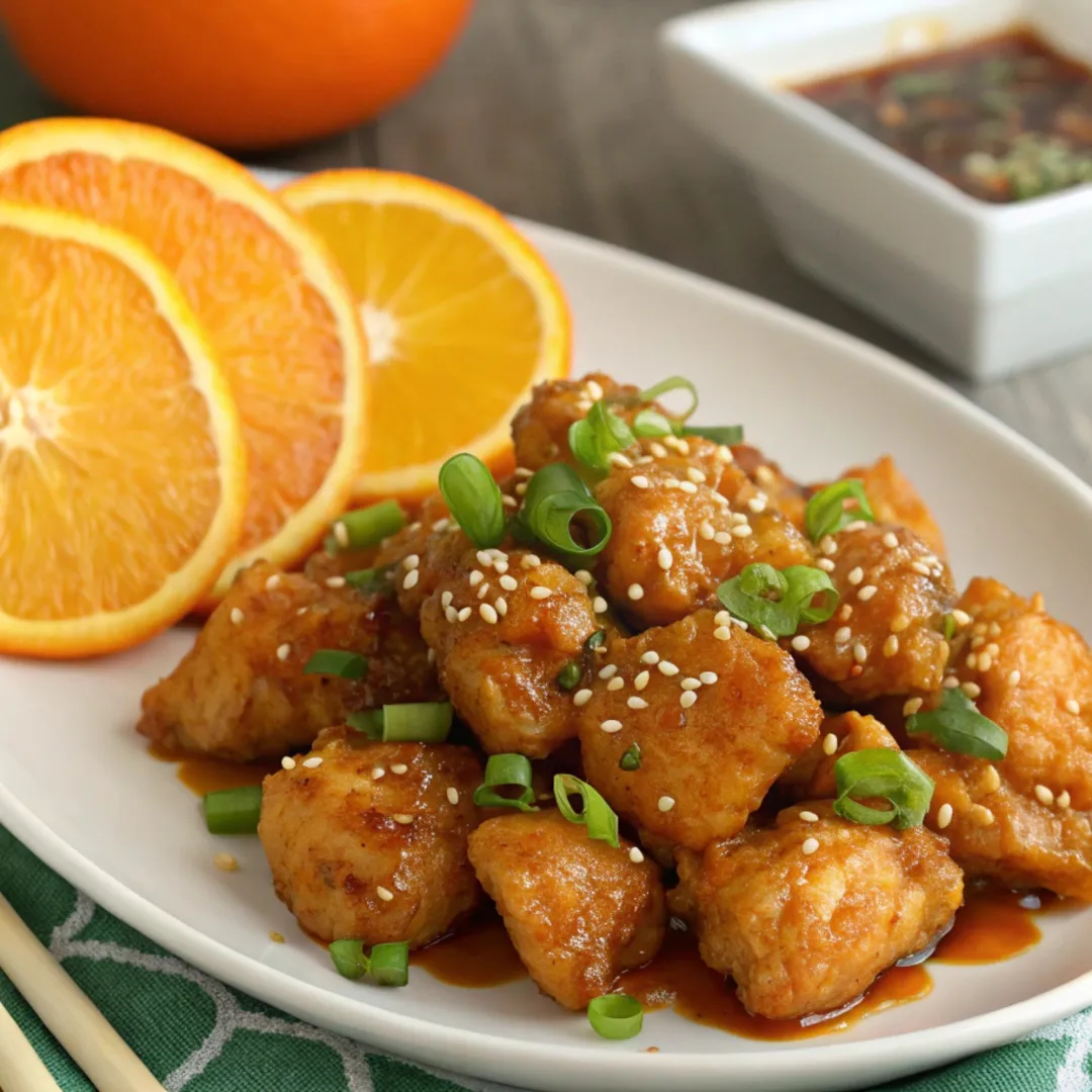 Easy Orange Chicken with Orange
