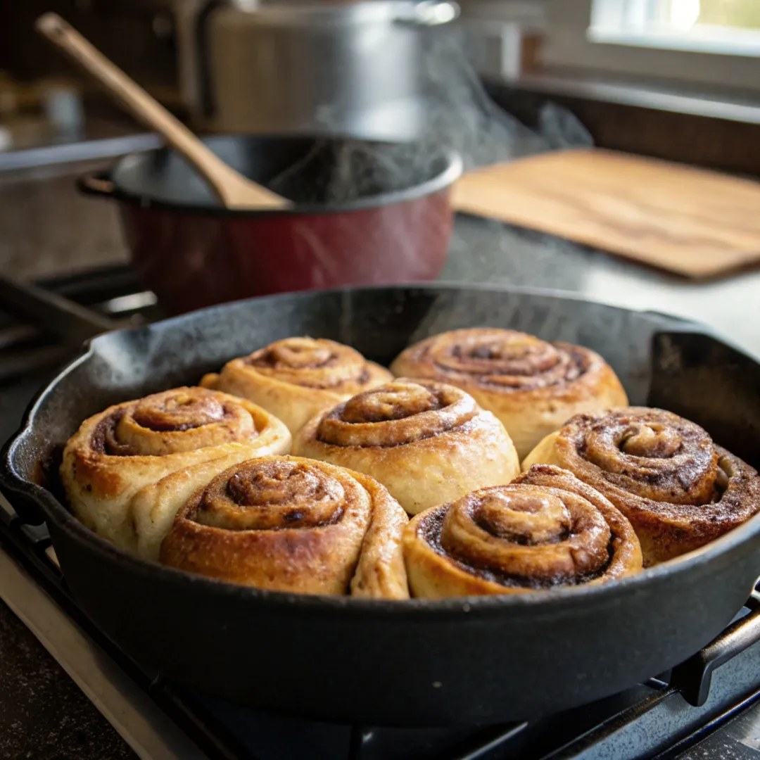 How Long to Cook Cinnamon Rolls in a Cast Iron Skillet
