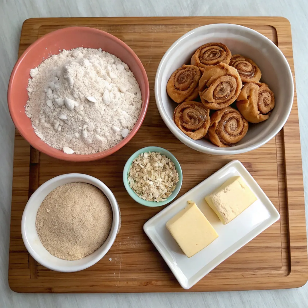 Ingredients You'll Need for Stovetop Cinnamon Rolls