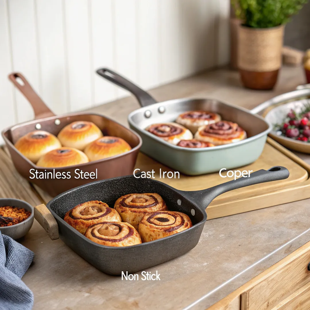 Material Matters: The Best Pan for Cinnamon Rolls by Material