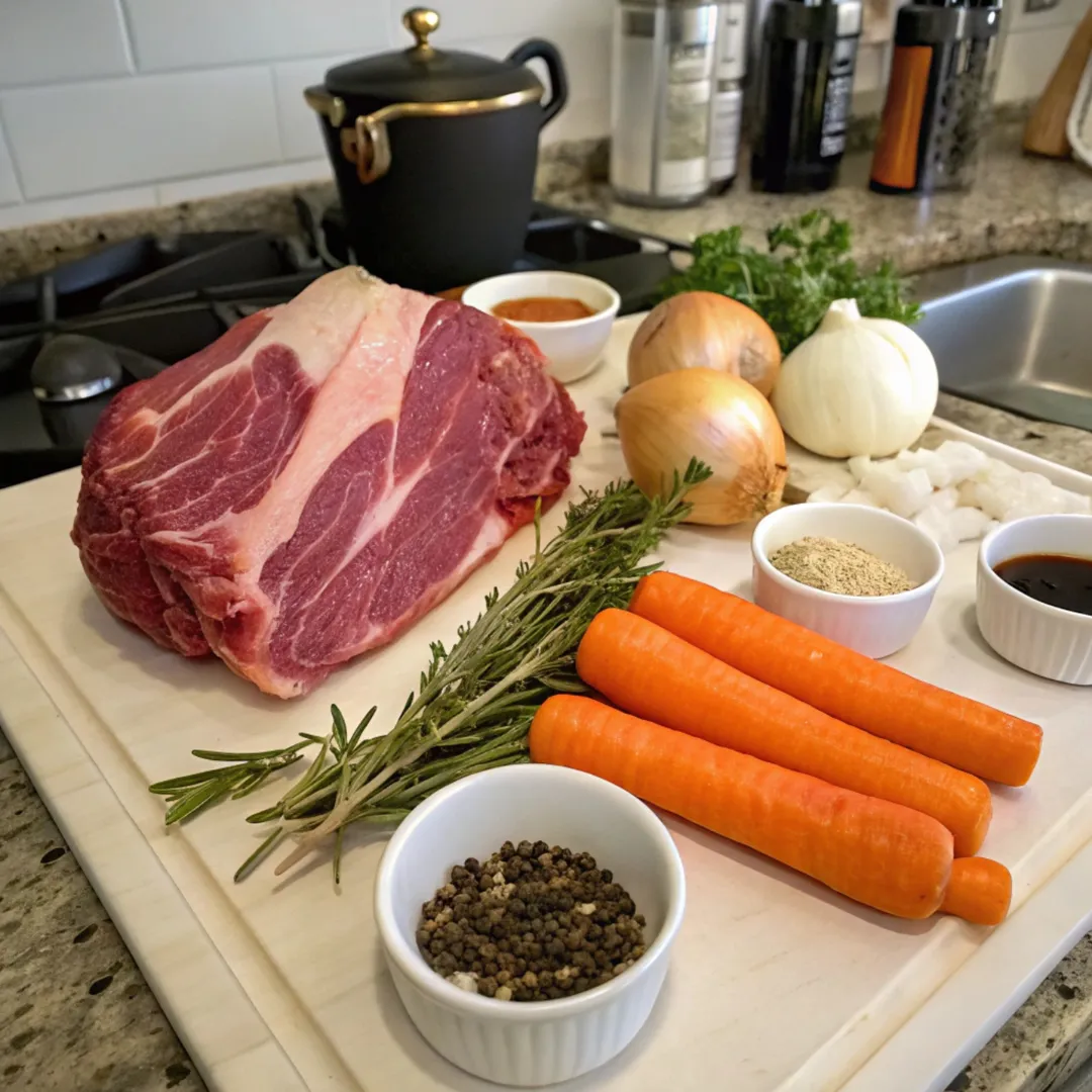 Ingredients for Prime Rib au Jus: