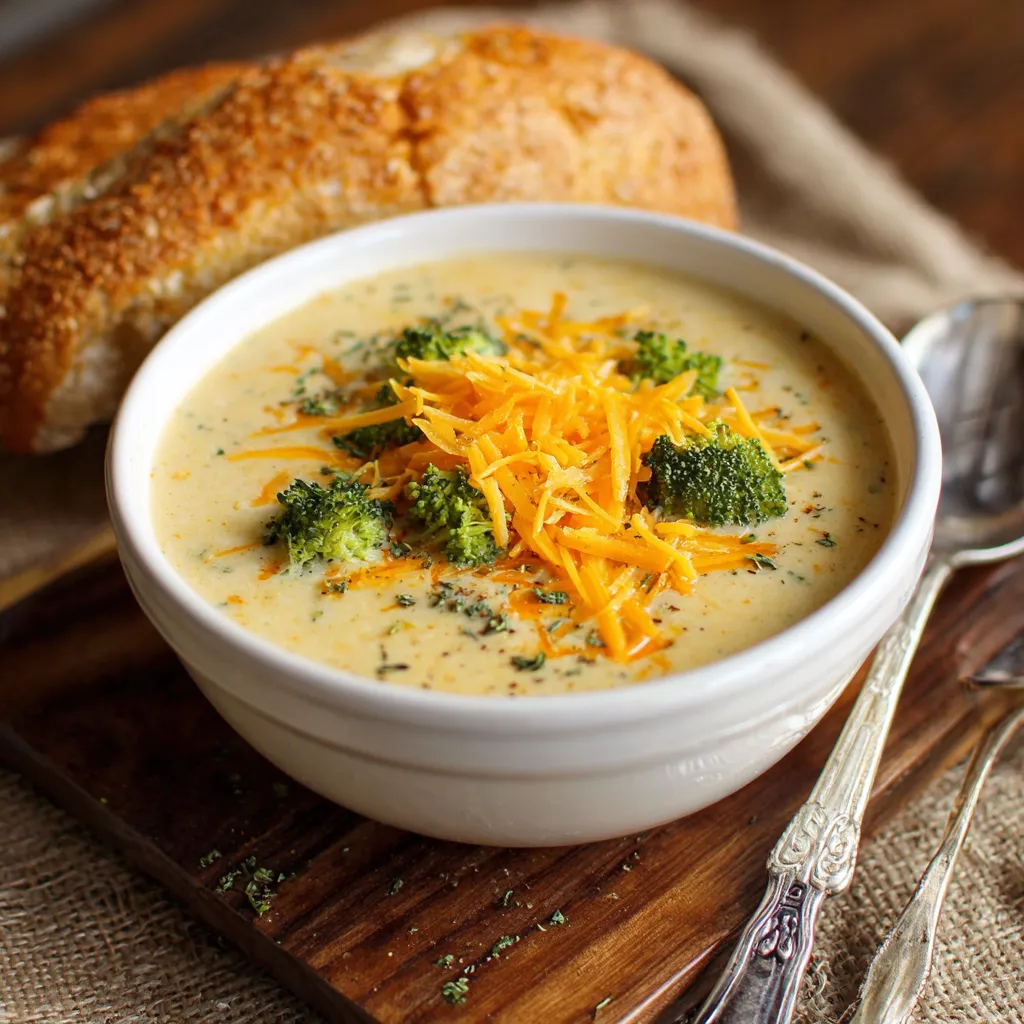 Cheddar Broccoli Potato Soup – Two Classics Blended Into One Bowl