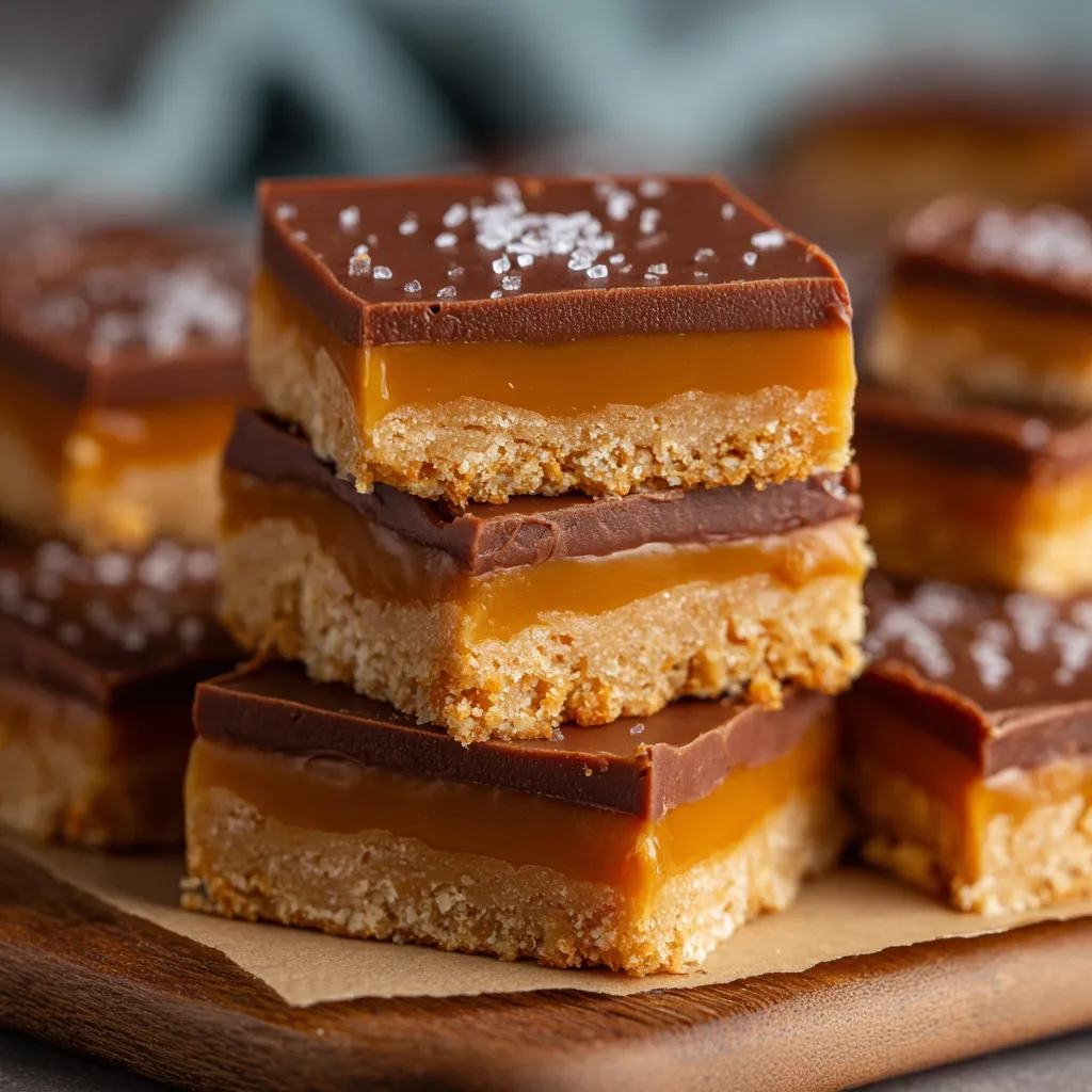 Classic Chewy Caramel Squares