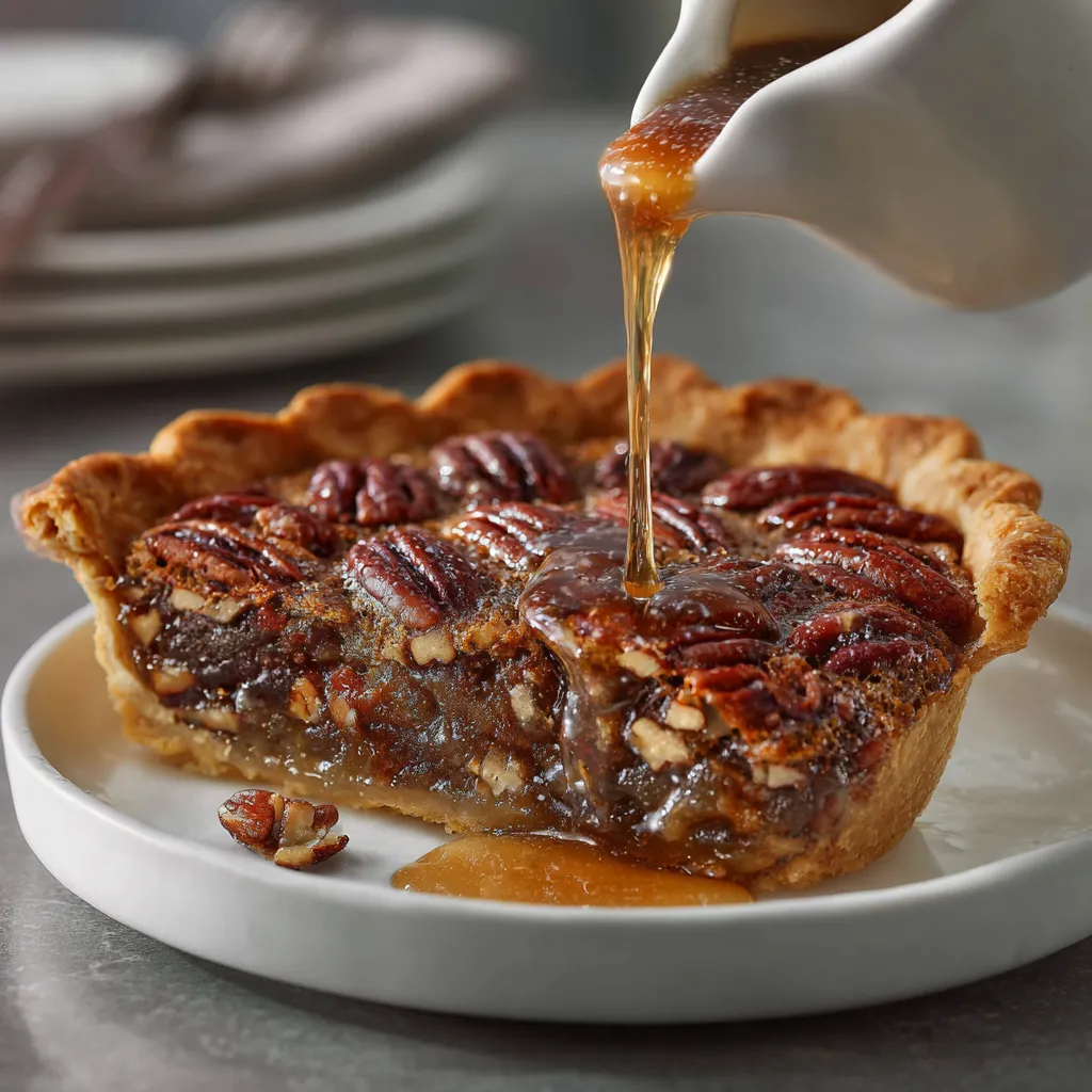Classic Pecan Pie with Brown Sugar Syrup