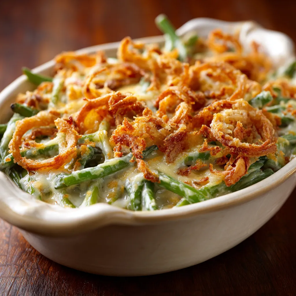 Classic Southern Green Bean Casserole