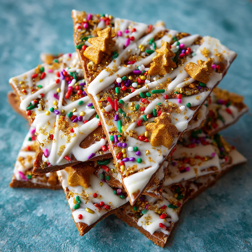 Gingerbread Cookie Bark