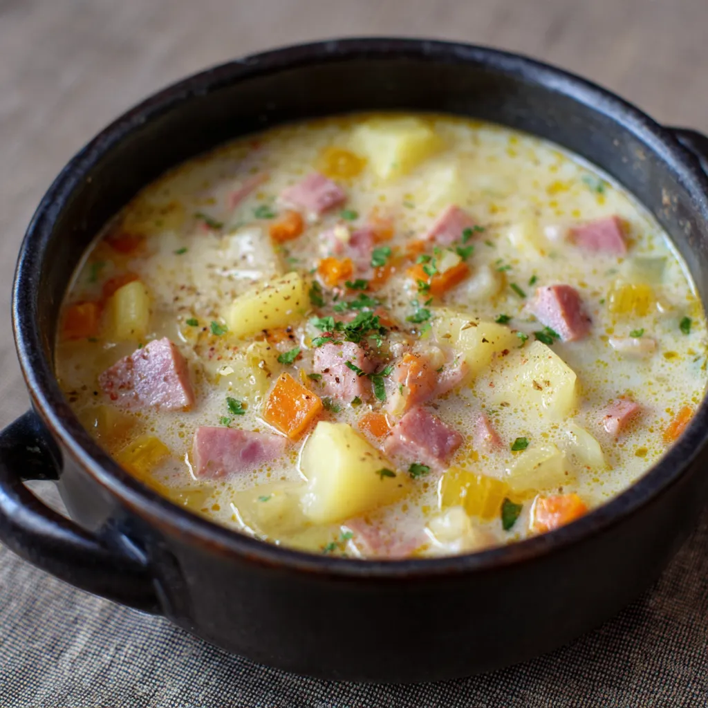 Ham & Potato Chowder – Savory, Chunky, Protein-Packed