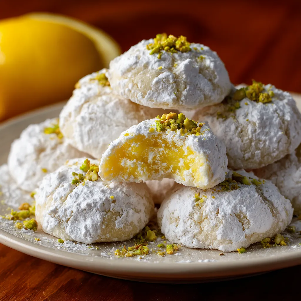 Lemon Meltaway Christmas Cookies: Soft, Bright & Sweet Holiday Magic