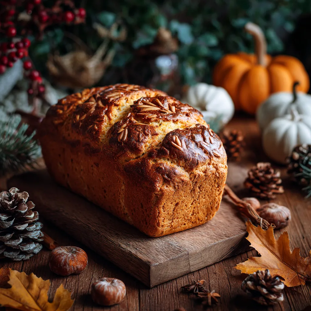 Pumpkin Bread Loaf for Holiday Baskets 🎃