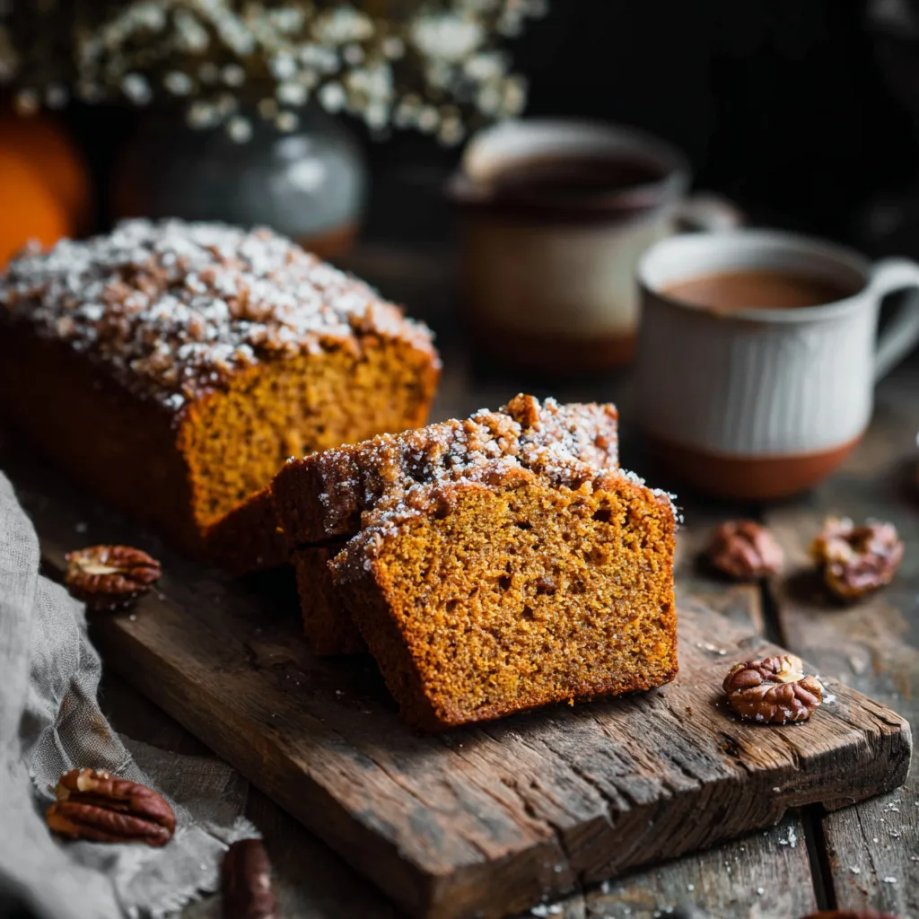 Pumpkin Bread with Sugared Pecans – The Coziest Fall Treat You’ll Ever Bake