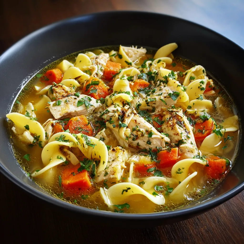 Rotisserie Chicken Noodle Soup – Ultra Fast With Big Flavor