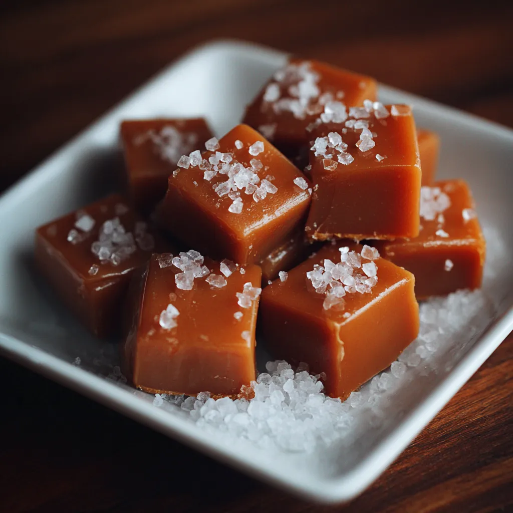Sea Salt Maple Caramels
