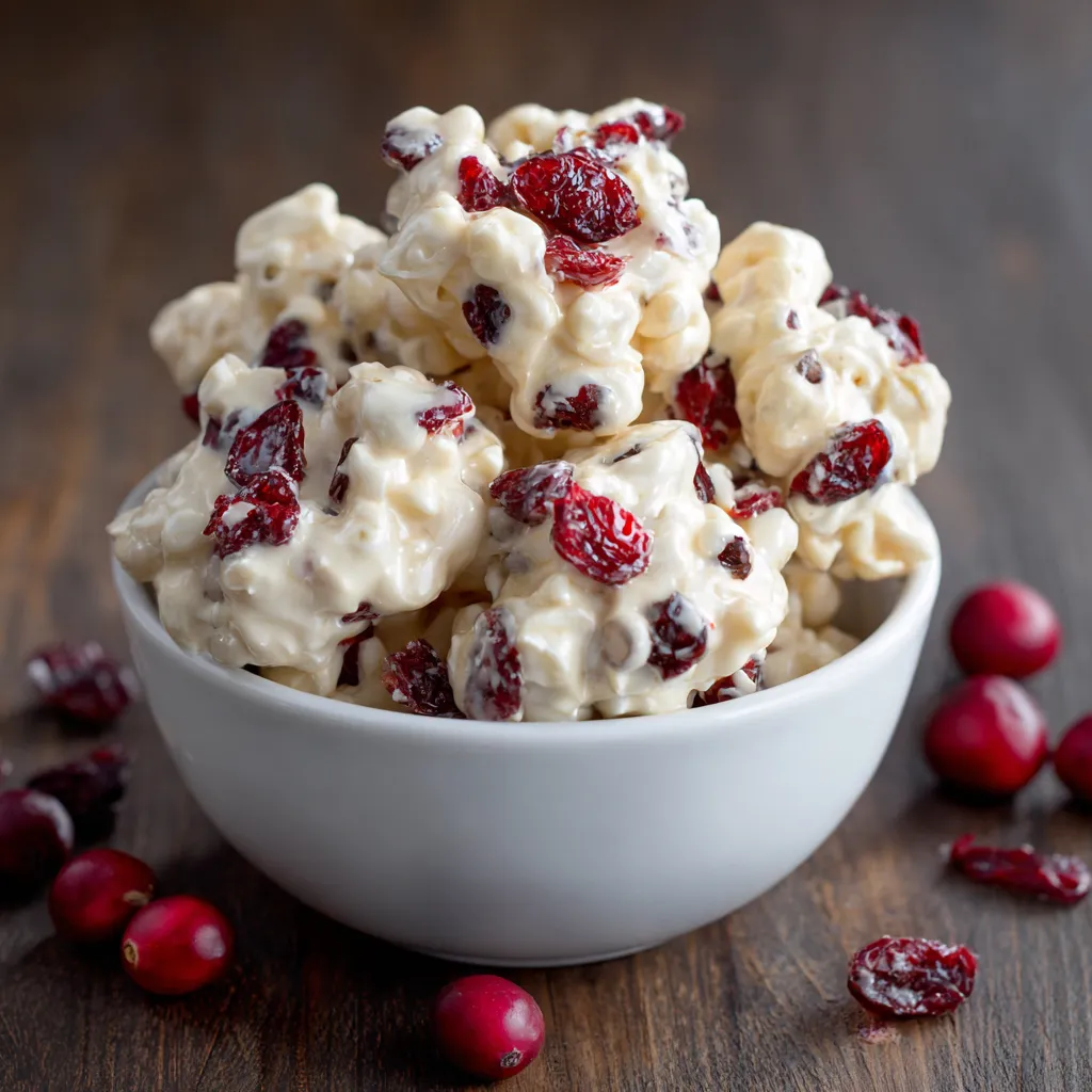 White Chocolate Cranberry Clusters Recipe