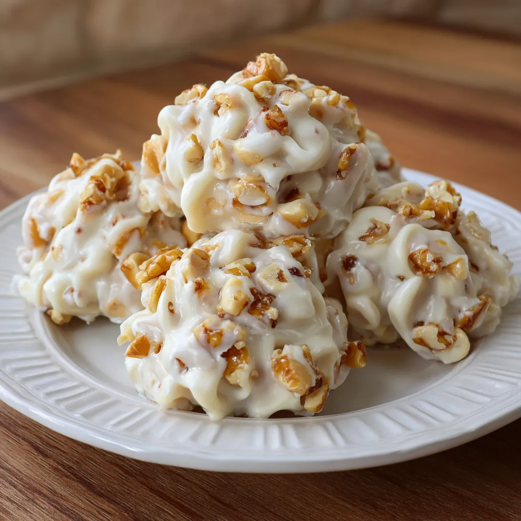 White Chocolate Peanut Clusters