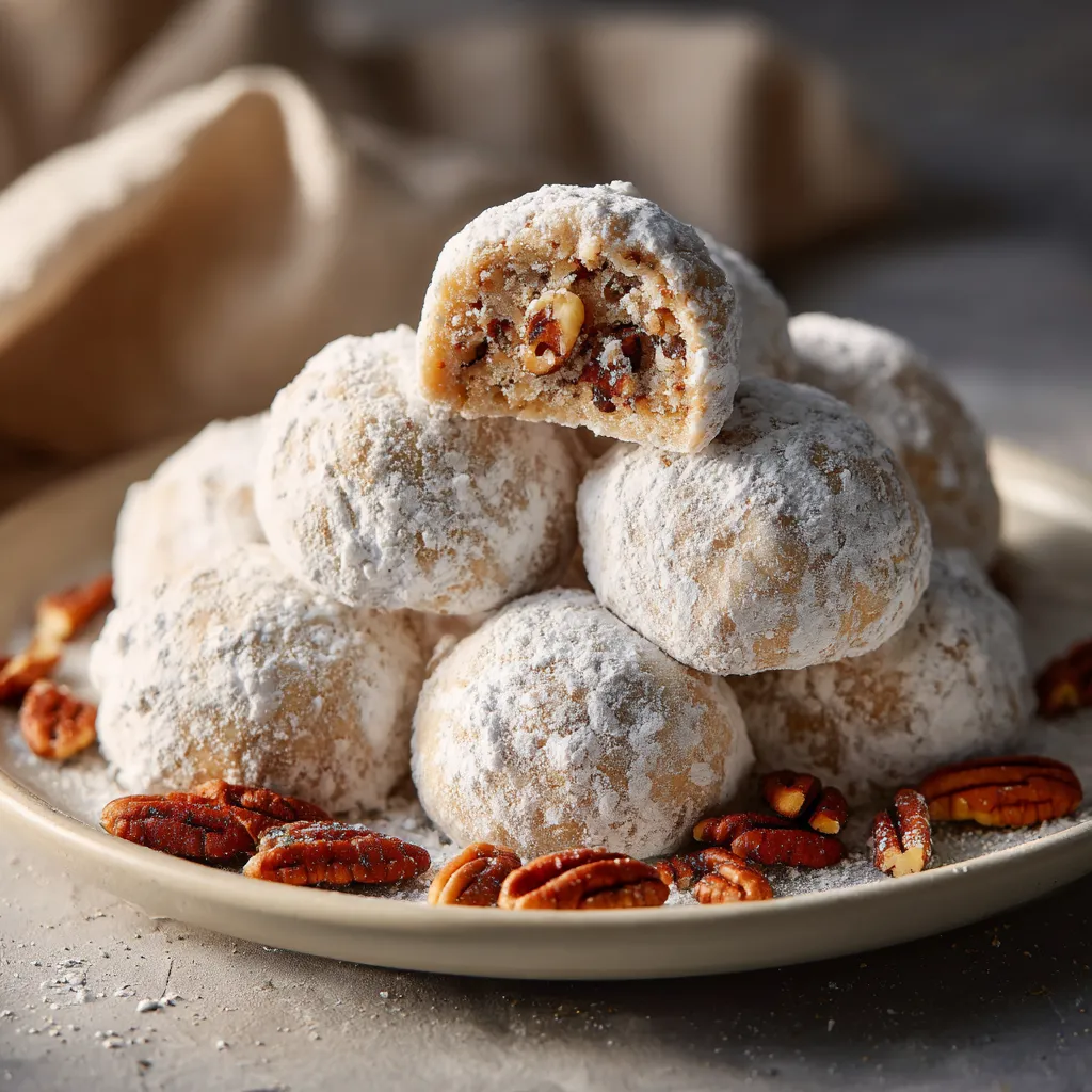 Classic Pecan Snowball Cookies
