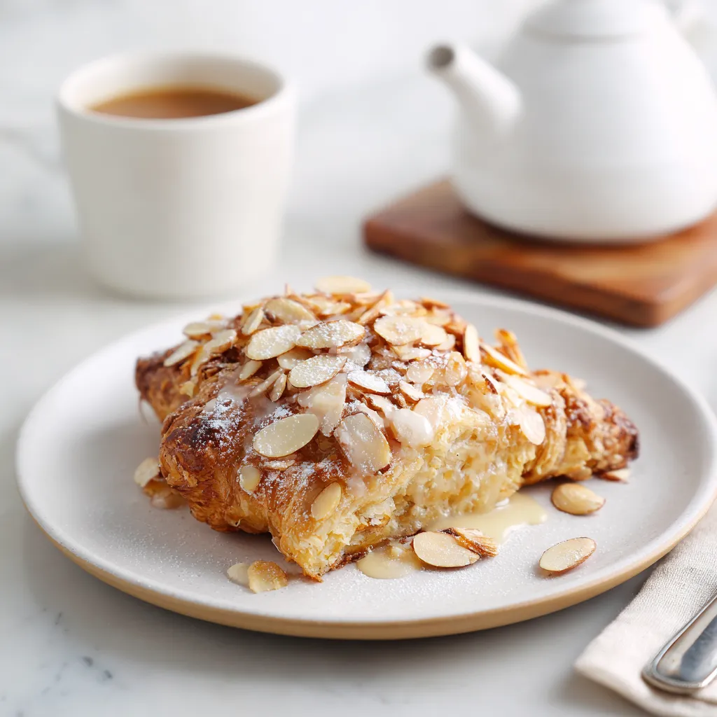 Almond Croissant Bake