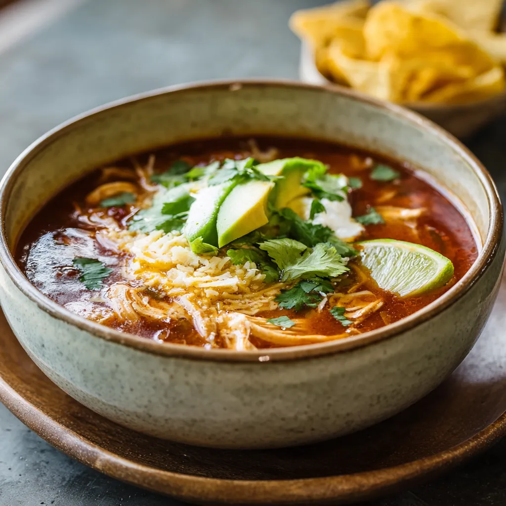 Chicken Tortilla Winter Soup