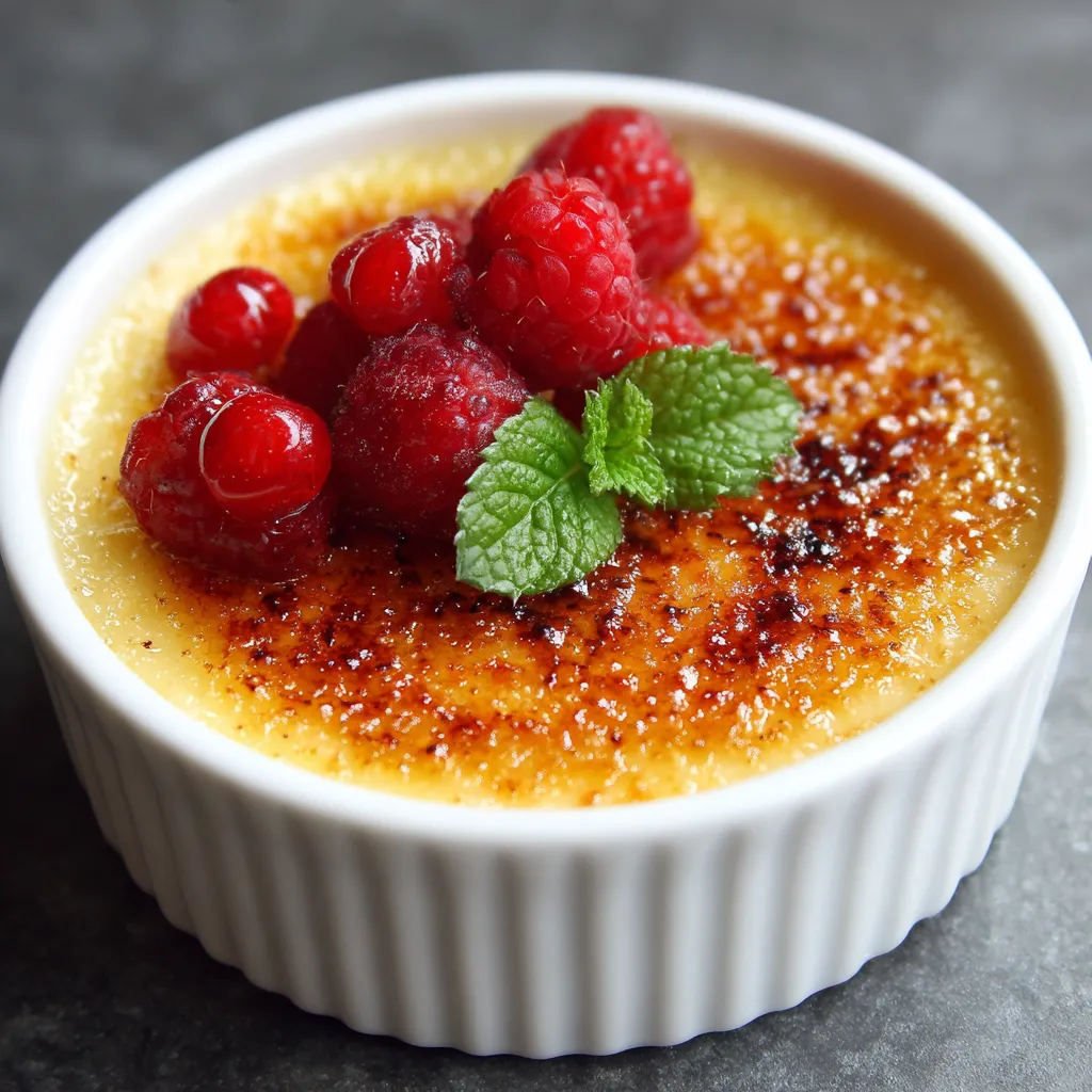 Classic Vanilla Crème Brûlée