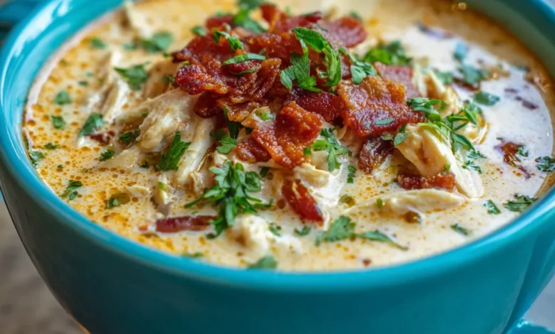 Creamy Chicken Bacon Soup