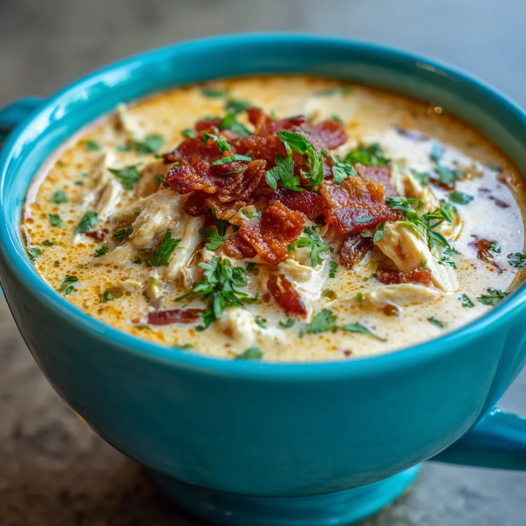 Creamy Chicken Bacon Soup
