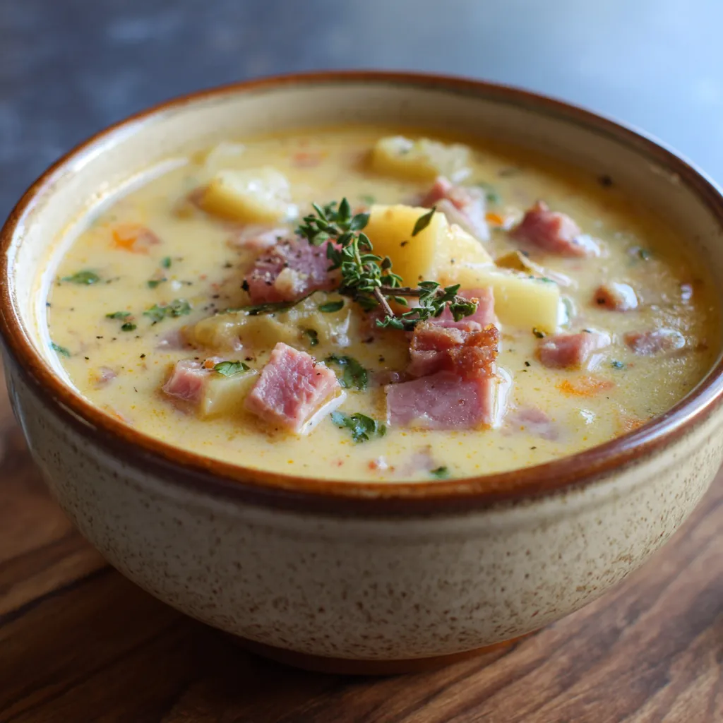 Creamy Ham Potato Soup