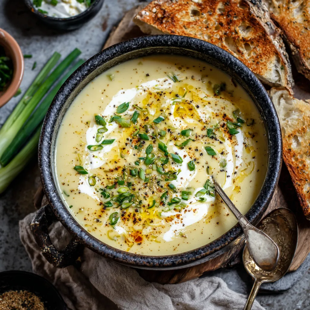 Creamy Potato Leek Winter Soup