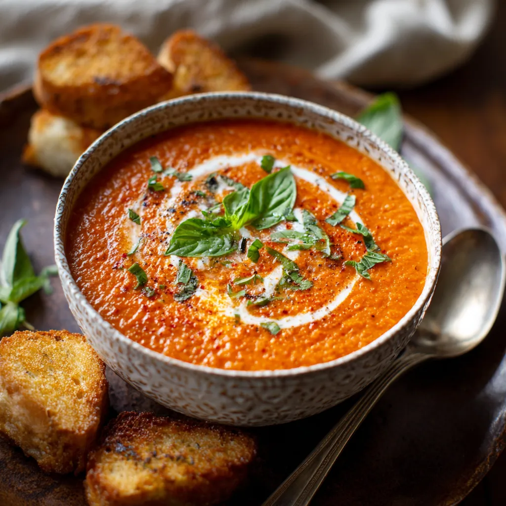 Creamy Tomato Basil Soup