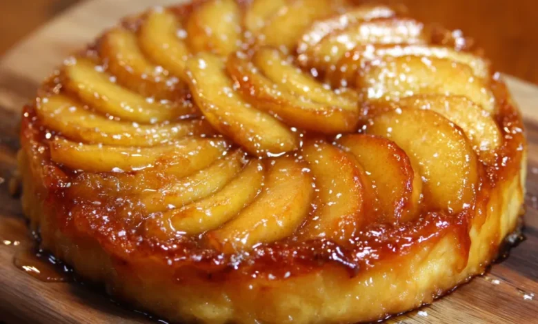 French Apple Tart (Tarte Tatin Style)