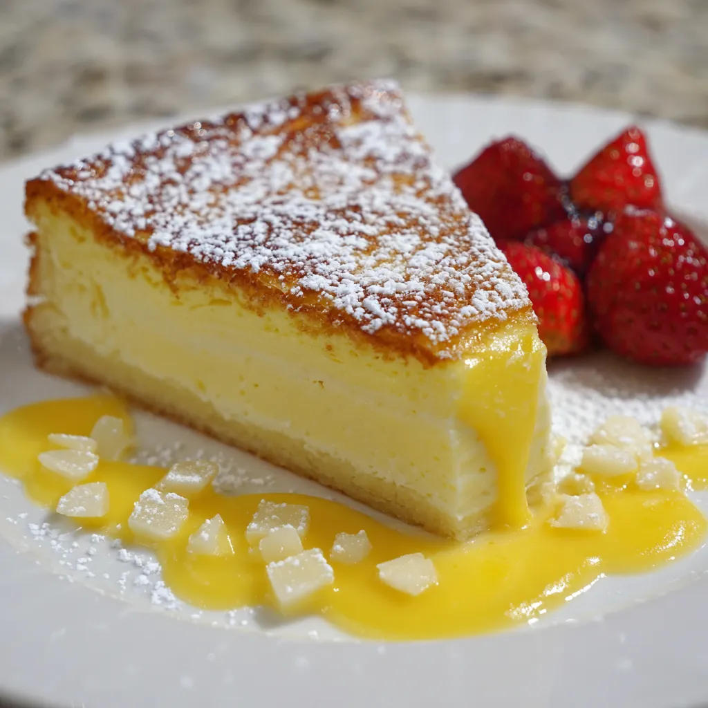 French Custard Cake