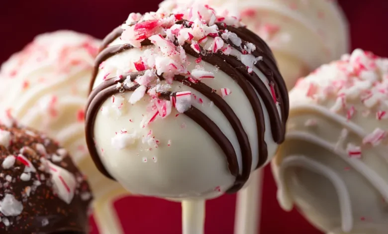 Sugar Cookie Peppermint Cake Pops