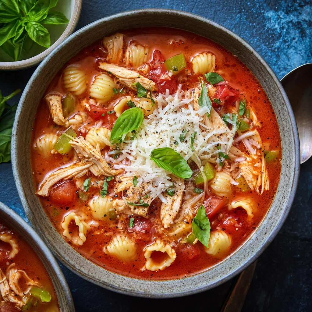 Italian Chicken Parmesan Soup