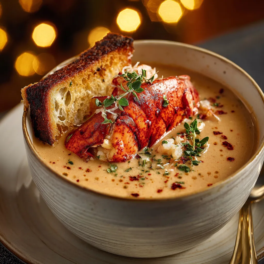 New Year’s Eve Lobster Bisque