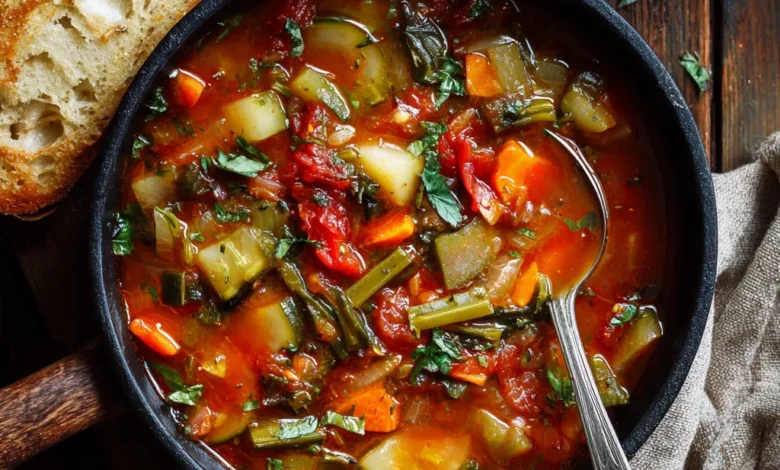 Rustic Vegetable Stew Soup