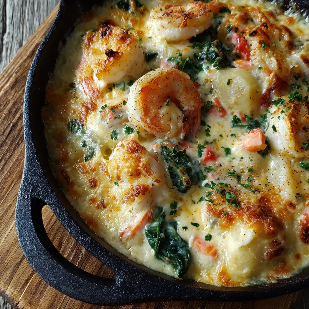 Seafood Mornay Bake