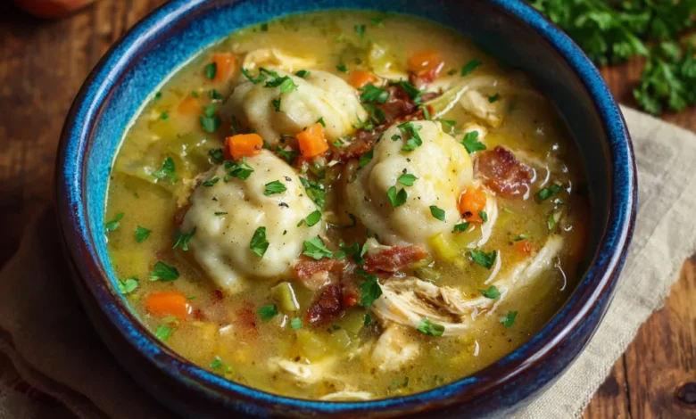 Southern Chicken Dumpling Soup