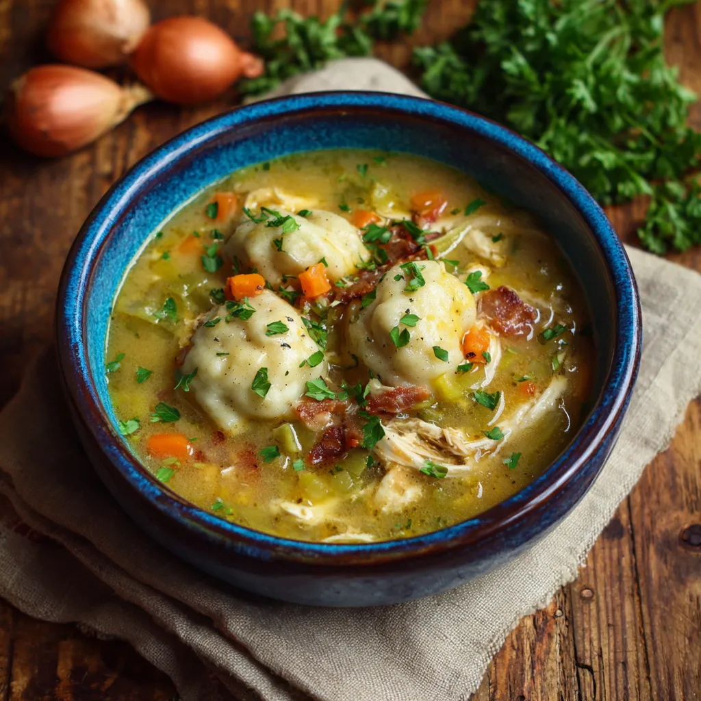 Southern Chicken Dumpling Soup